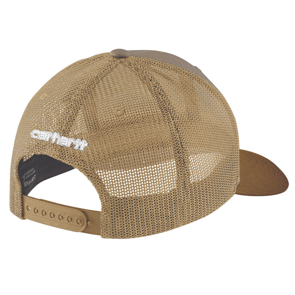 Carhartt 105216-SNSLS26 Men's Rugged Flex Twill Mesh Back Logo Patch Cap