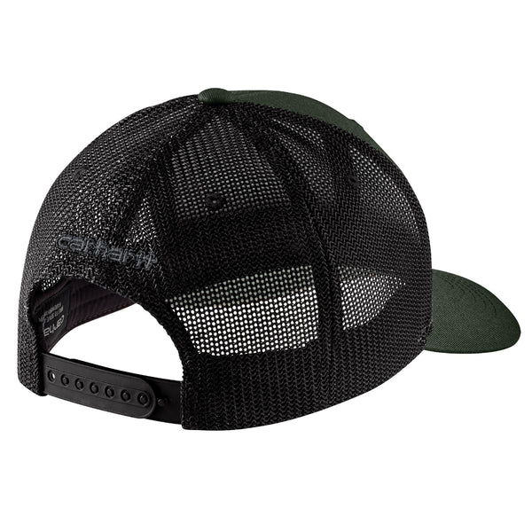 Carhartt 105216-F25 Men's Rugged Flex Twill Mesh Back Logo Patch Cap