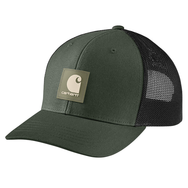 Carhartt 105216-F25 Men's Rugged Flex Twill Mesh Back Logo Patch Cap