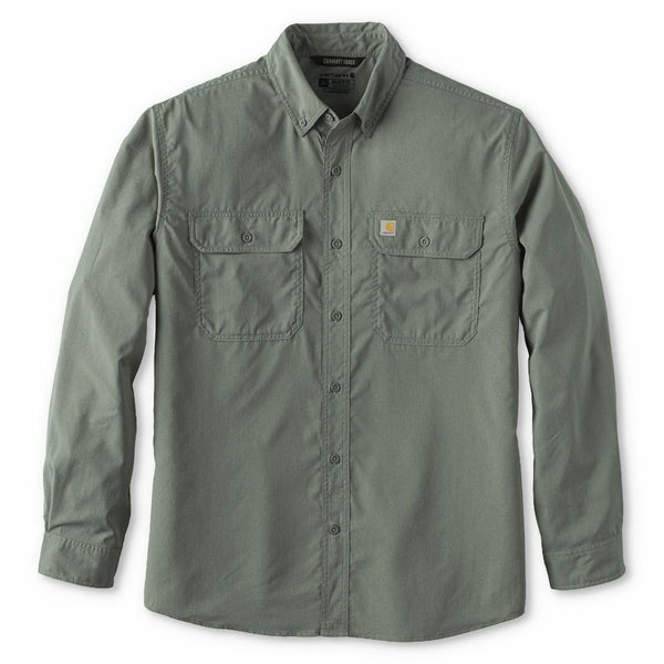 Carhartt 105291 Men's Force Sun Defender Chambray Relaxed LS Shirt