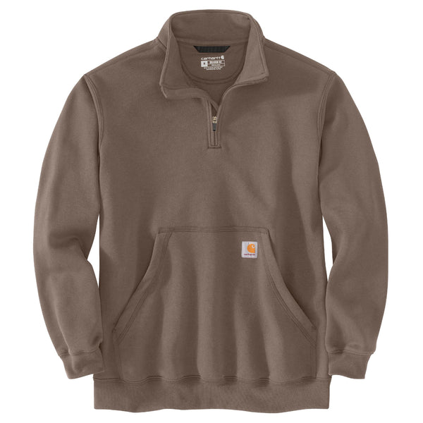 Carhartt 105294-SNSL Men's Loose Fit Midweight Quarter-Zip Mock-Neck Sweatshirt