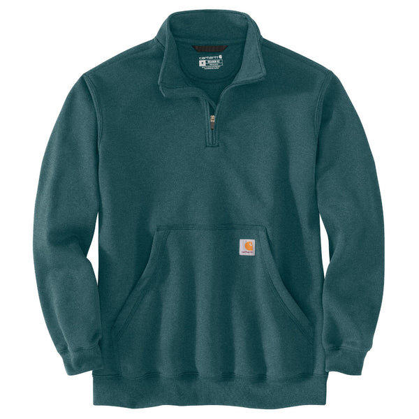 Carhartt 105294-SNSL Men's Loose Fit Midweight Quarter-Zip Mock-Neck Sweatshirt