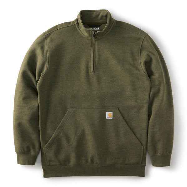 Carhartt 105294-SNSLS26 Men's Marquette Quarter Zip Mock-Neck Sweatshirt