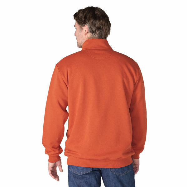Carhartt 105294-F26 Men's Marquette Quarter Zip Mock-Neck Sweatshirt