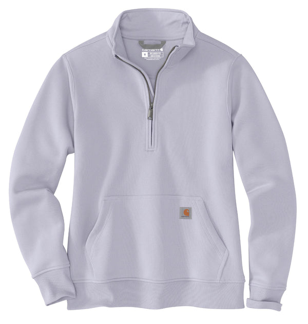 Carhartt 105295 Women's Relaxed Fit Midweight Quarter-Zip Mock-Neck Sweatshirt