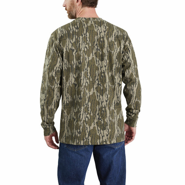 Carhartt 105483 Men's Dearborn Loose LS Camo T-Shirt