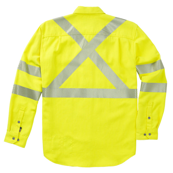 Carhartt 105785 Men's FR HV Force Twill LS Class 3 Shirt