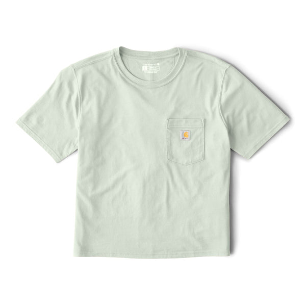 Carhartt 106122-SNSLS26 Women's Tencel Fiber Series Loose Fit Short-Sleeve Pocket T-Shirt