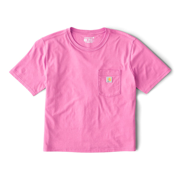 Carhartt 106122-SNSLS26 Women's Tencel Fiber Series Loose Fit Short-Sleeve Pocket T-Shirt