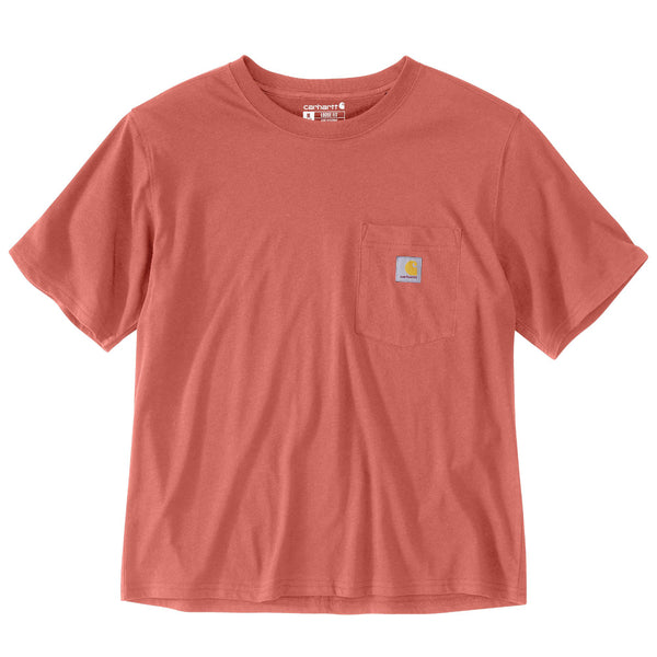 Carhartt 106122 Women's Tencel Fiber Series Loose Fit Short-Sleeve Pocket T-Shirt Past Season