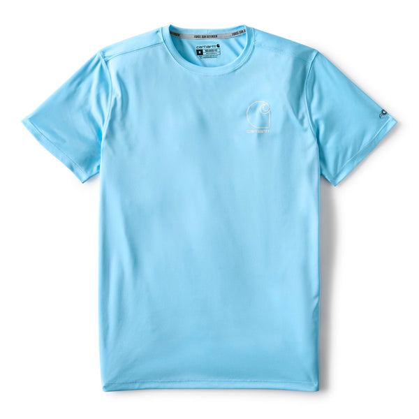 Carhartt 106163-SNSL Men's Force Sun Defender Lightweight SS Logo Graphic T-Shirt