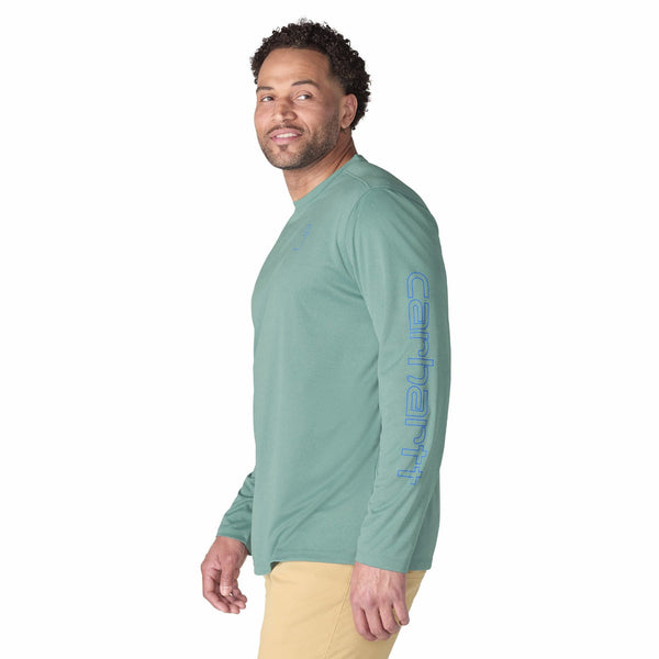 Carhartt 106164-F26 Men's Force Sun Defender Relaxed LS Logo T-Shirt