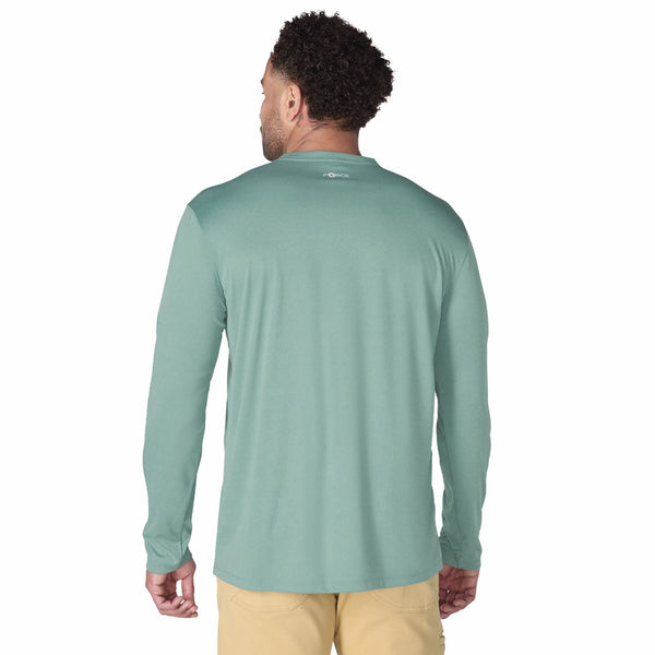 Carhartt 106164-F26 Men's Force Sun Defender Relaxed LS Logo T-Shirt