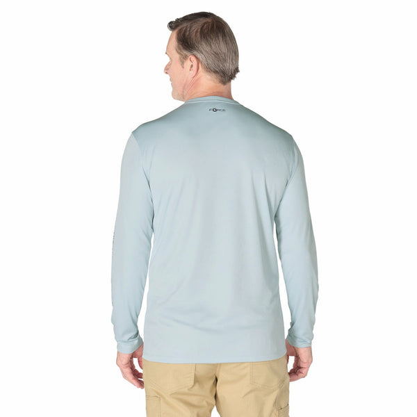 Carhartt 106164-F26 Men's Force Sun Defender Relaxed LS Logo T-Shirt