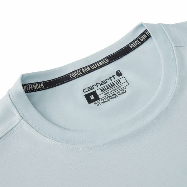 Carhartt 106164-F26 Men's Force Sun Defender Relaxed LS Logo T-Shirt