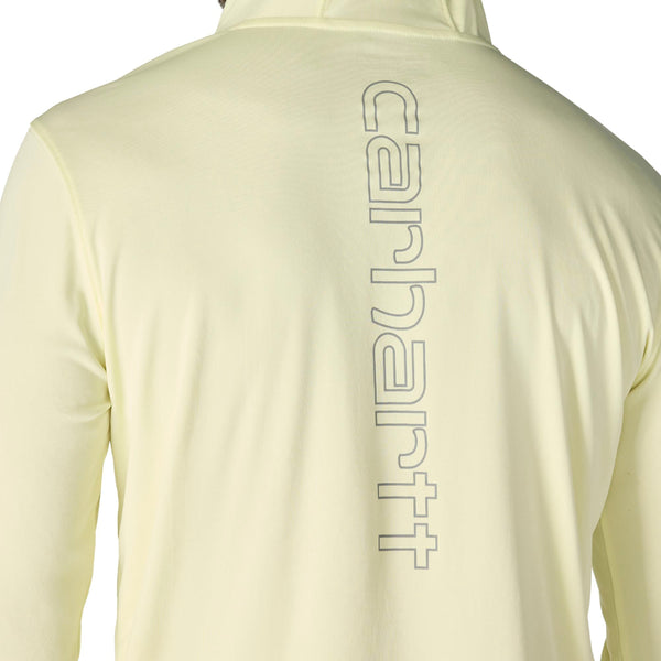 Carhartt 106165-SNSLS26 Men's Force Sun Defender Relaxed Logo Hoodie