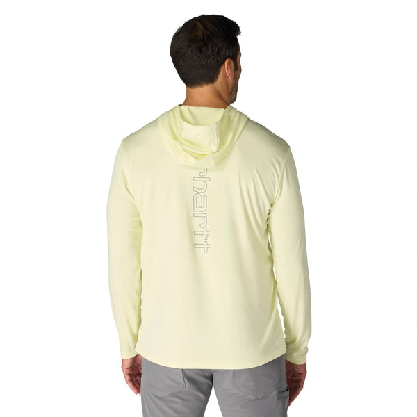 Carhartt 106165-SNSLS26 Men's Force Sun Defender Relaxed Logo Hoodie