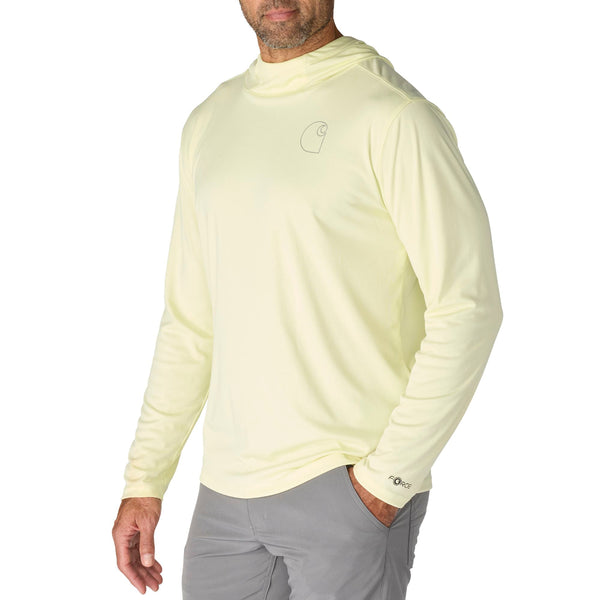 Carhartt 106165-SNSLS26 Men's Force Sun Defender Relaxed Logo Hoodie