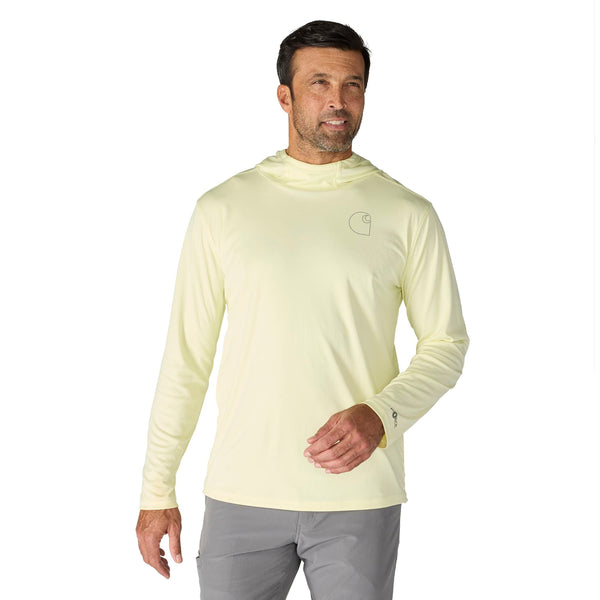 Carhartt 106165-SNSLS26 Men's Force Sun Defender Relaxed Logo Hoodie