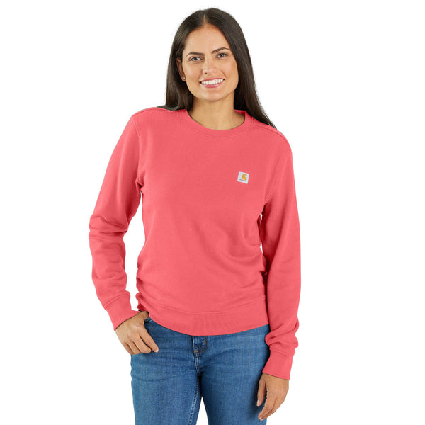 Carhartt 106179 Women's Relaxed Fit Midweight French Terry Crewneck Sweatshirt