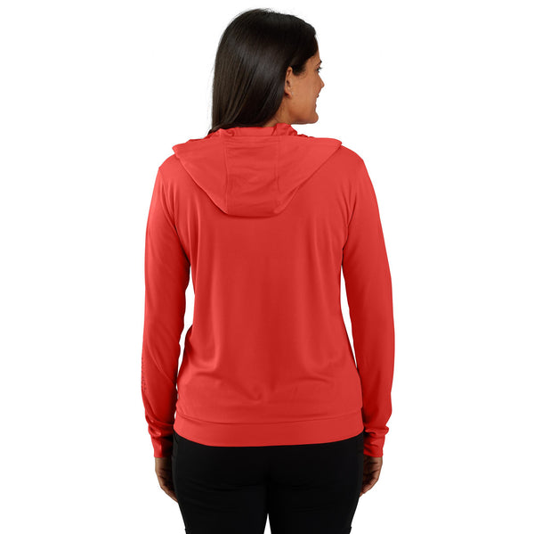 Carhartt 106236 Women's Force Sun Defender LW LS Hooded Graphic T-Shirt
