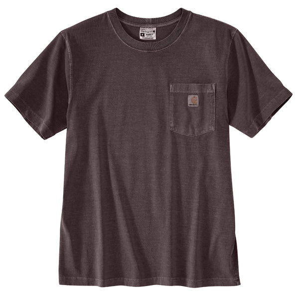 Carhartt 106252-SNSLF25 Men's Relaxed Fit Lightweight SS Garment Dyed Pocket T-Shirt