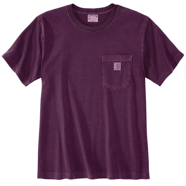 Carhartt 106252-SNSLF25 Men's Relaxed Fit Lightweight SS Garment Dyed Pocket T-Shirt