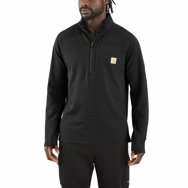 Carhartt 106423 Men's Force Ironwood Relaxed 1/2-Zip Mock Neck