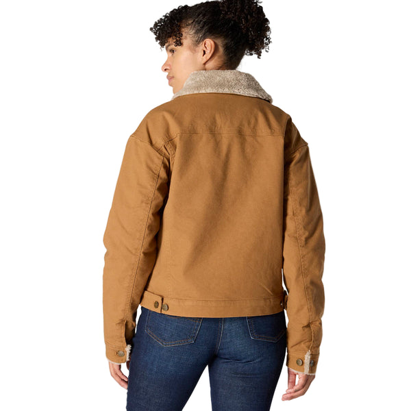 Carhartt 106463 Women's Rugged Flex Loose Fit Canvas Sherpa-Lined Jacket