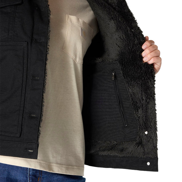 Carhartt 106463 Women's Rugged Flex Loose Fit Canvas Sherpa-Lined Jacket