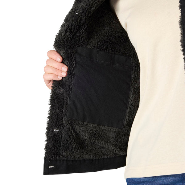 Carhartt 106463 Women's Rugged Flex Loose Fit Canvas Sherpa-Lined Jacket