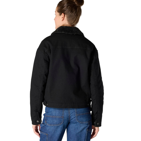 Carhartt 106463 Women's Rugged Flex Loose Fit Canvas Sherpa-Lined Jacket