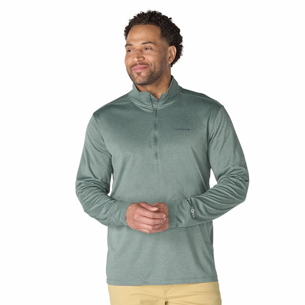 Carhartt 106573-F26 Men's Force Sun Defender Relaxed Half Zip