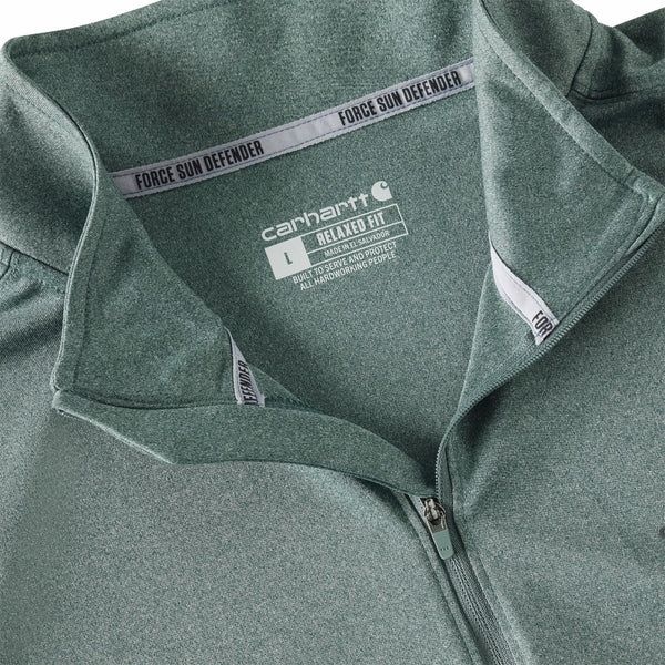 Carhartt 106573-F26 Men's Force Sun Defender Relaxed Half Zip