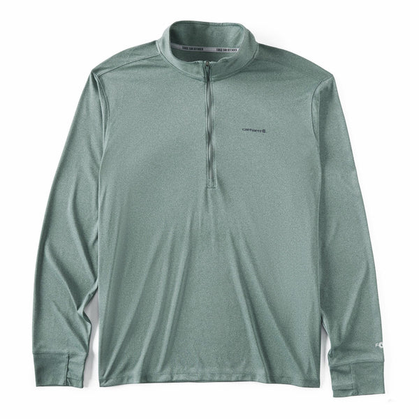 Carhartt 106573-F26 Men's Force Sun Defender Relaxed Half Zip
