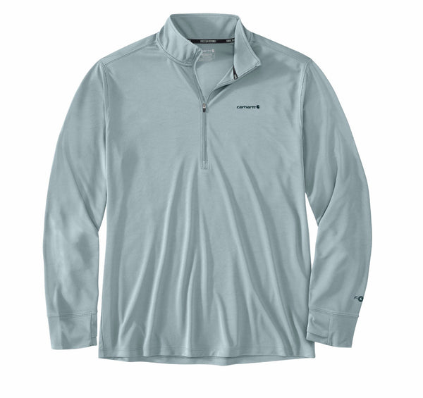 Carhartt 106573-F26 Men's Force Sun Defender Relaxed Half Zip