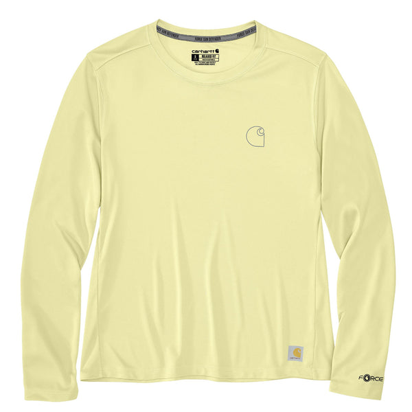Carhartt 106632-S26 Women's Force Sun Defender LW LS Graphic T-Shirt