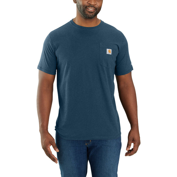 Carhartt 106652-CORE Men's Force Relaxed Fit Midweight SS Pocket T-Shirt - Core Colors