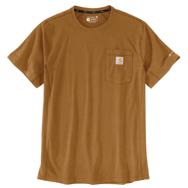 Carhartt 106652-CORE Men's Force Relaxed Fit Midweight SS Pocket T-Shirt - Core Colors