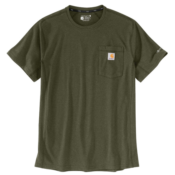 Carhartt 106652-CORE Men's Force Relaxed Fit Midweight SS Pocket T-Shirt - Core Colors