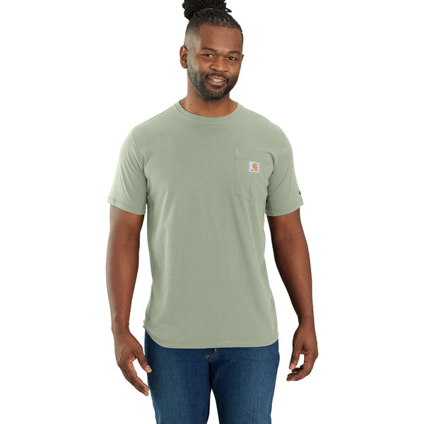 Carhartt 106652-SNSL Men's Force Relaxed Fit Midweight SS Pocket T-Shirt - Seasonal Colors