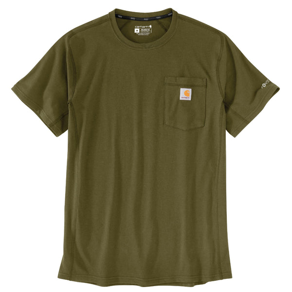 Carhartt 106652-SNSLF25 Men's Force Relaxed Fit Midweight SS Pocket T-Shirt - Seasonal Colors