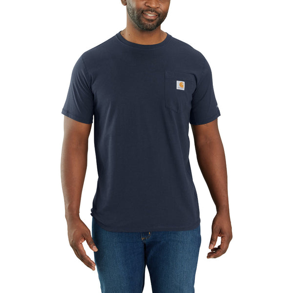 Carhartt 106652-CORE Men's Force Relaxed Fit Midweight SS Pocket T-Shirt - Core Colors