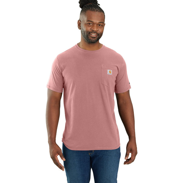 Carhartt 106652-SNSL Men's Force Relaxed Fit Midweight SS Pocket T-Shirt - Seasonal Colors