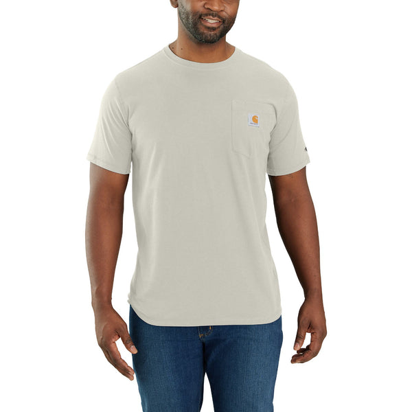 Carhartt 106652-CORE Men's Force Relaxed Fit Midweight SS Pocket T-Shirt - Core Colors