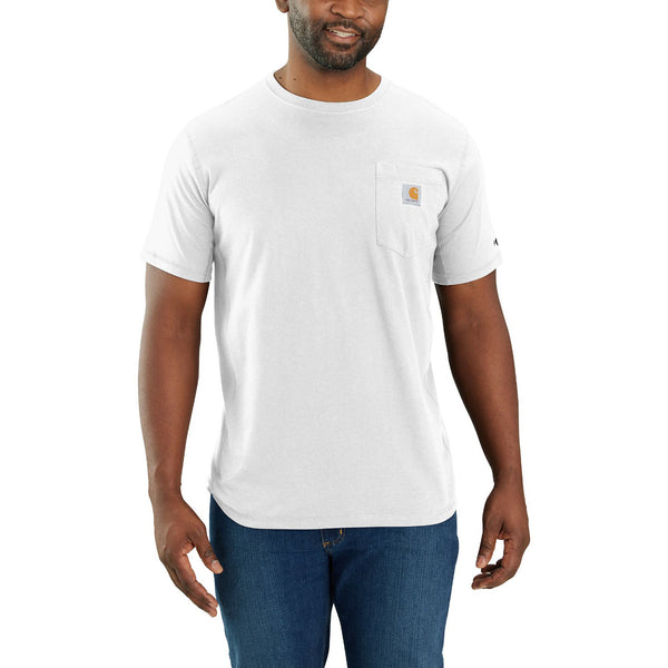Carhartt 106652-CORE Men's Force Relaxed Fit Midweight SS Pocket T-Shirt - Core Colors