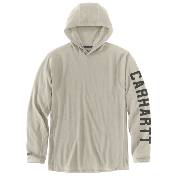 Carhartt 106654-SNSLS26 Men's Force Relaxed Logo Hoodie - Seasonal Colors