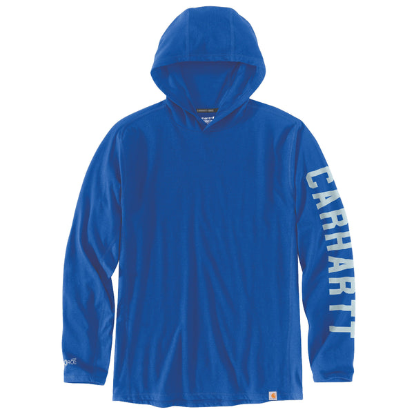 Carhartt 106654-SNSLS26 Men's Force Relaxed Logo Hoodie - Seasonal Colors