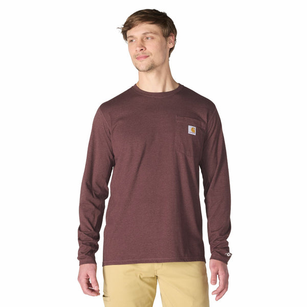 Carhartt 106656-F26 Men's Force Relaxed LS T-Shirt