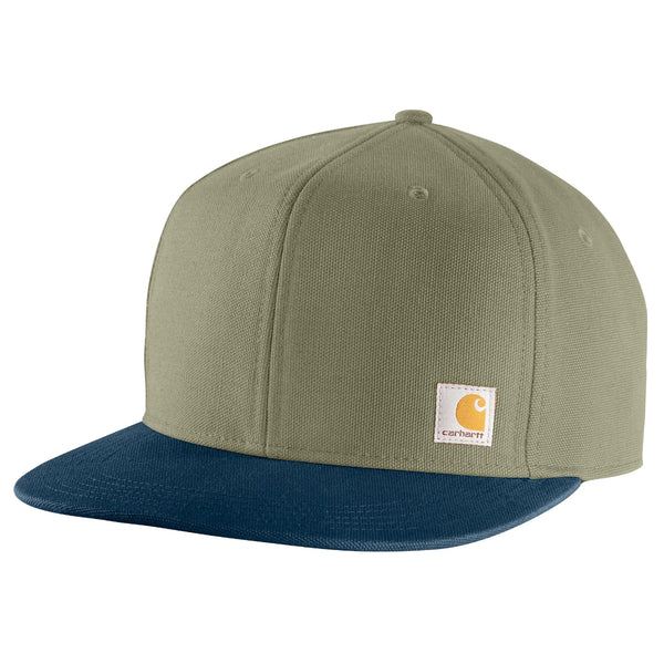 Carhartt 106665-F25 Firm Duck Flat Brim Cap